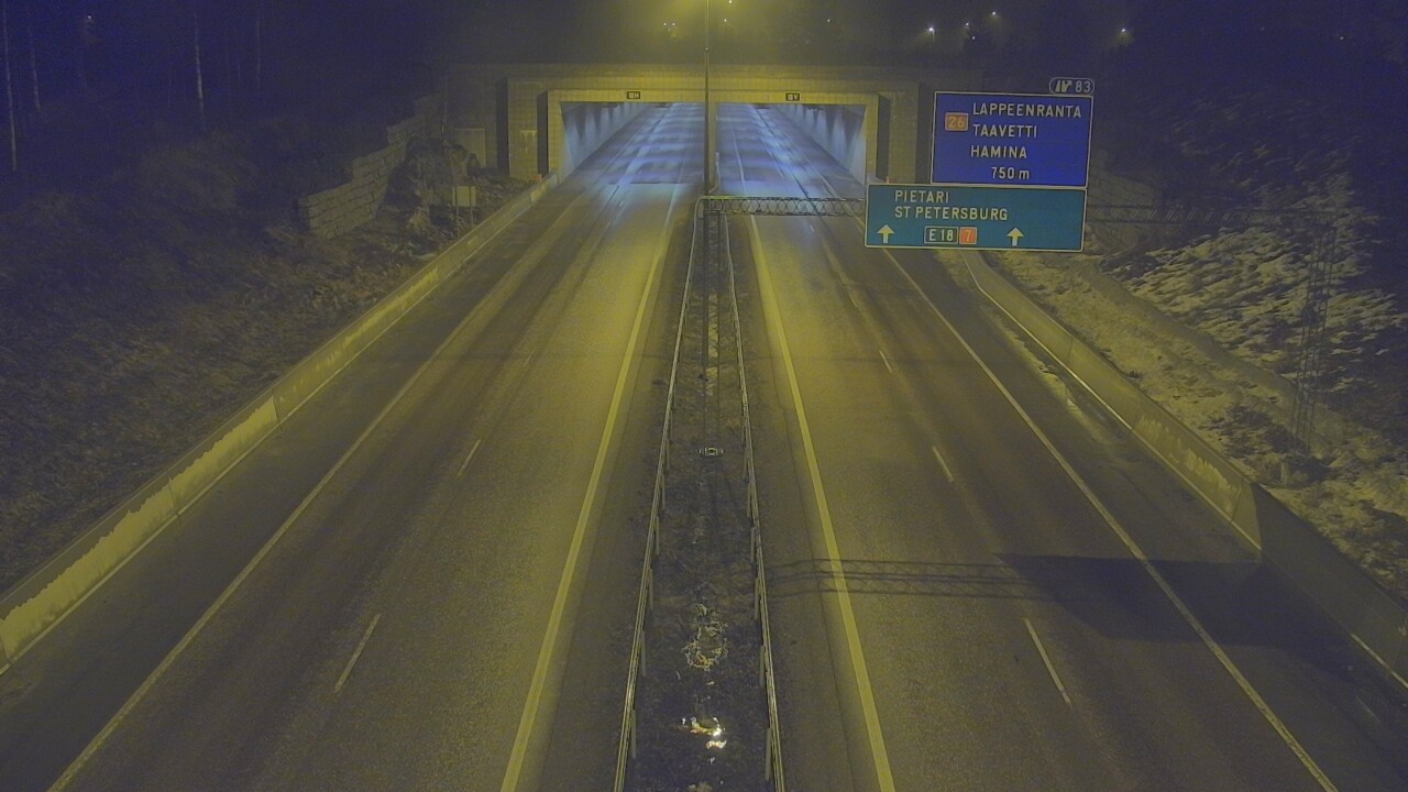 Kelikamerat Kuva Tie 7 Hamina, Husula, suuaukko länsi, Hamina, Kymenlaakso