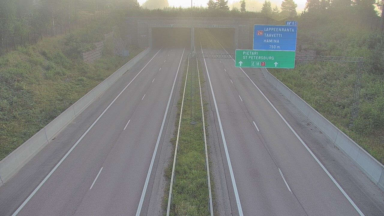 Kelikamerat Kuva Tie 7 Hamina, Husula, suuaukko länsi, Hamina, Kymenlaakso