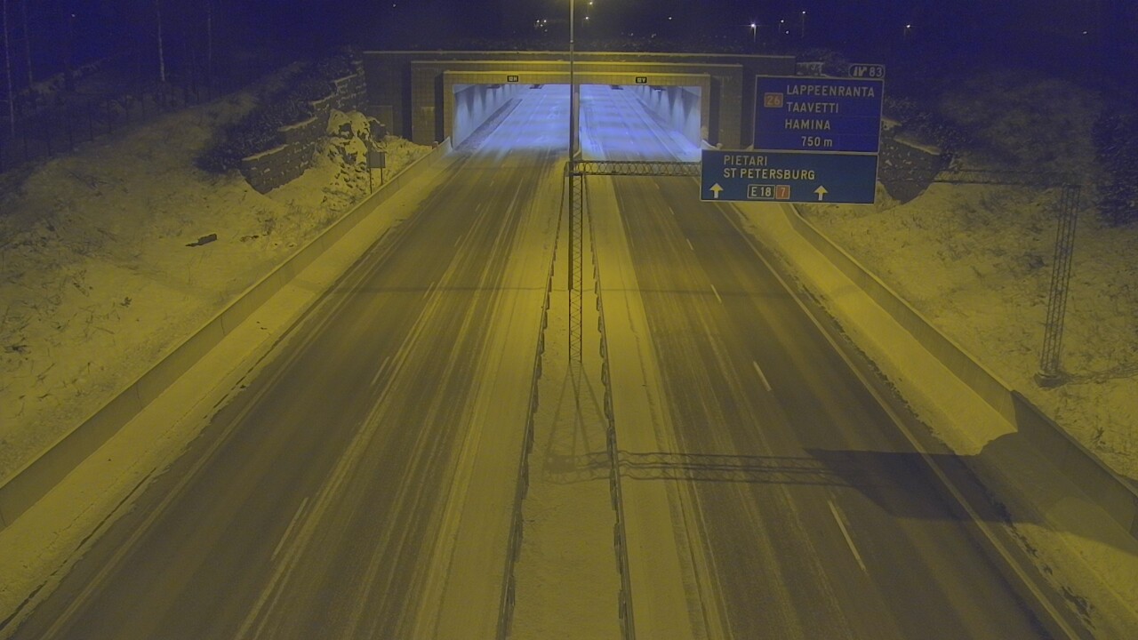 Kelikamerat Kuva Tie 7 Hamina, Husula, suuaukko länsi, Hamina, Kymenlaakso