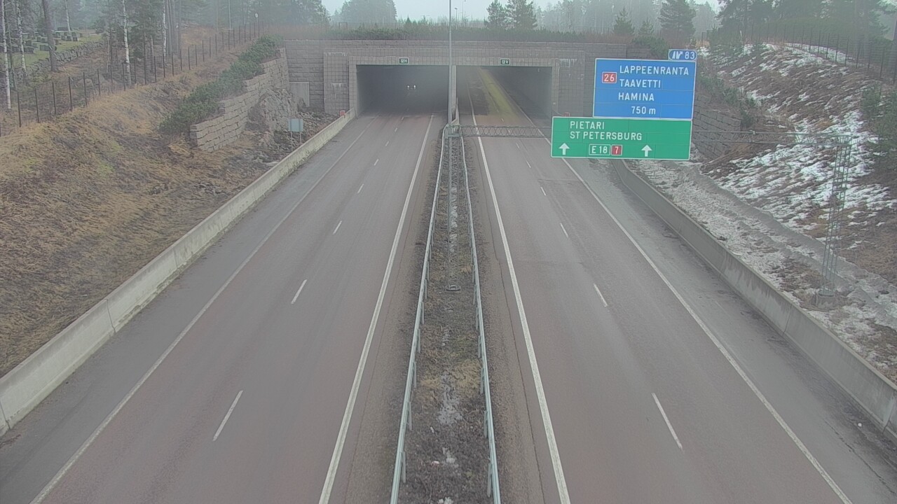 Kelikamerat Kuva Tie 7 Hamina, Husula, suuaukko länsi, Hamina, Kymenlaakso