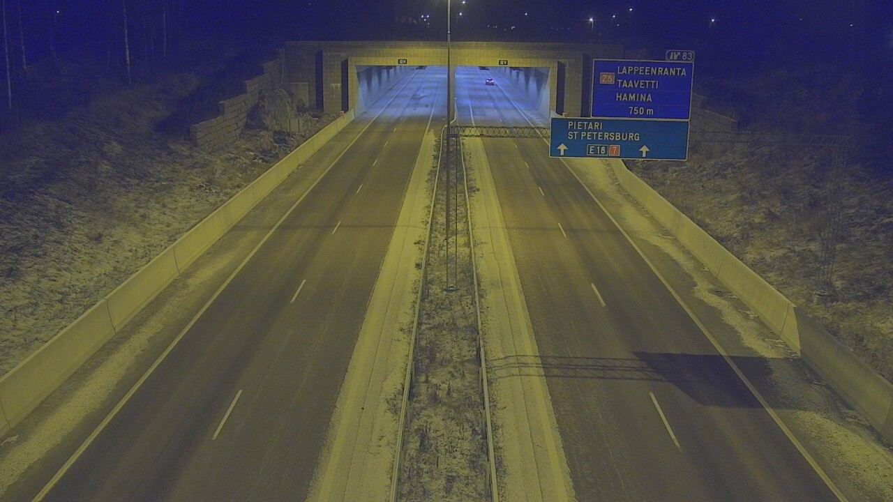 Kelikamerat Kuva Tie 7 Hamina, Husula, suuaukko länsi, Hamina, Kymenlaakso