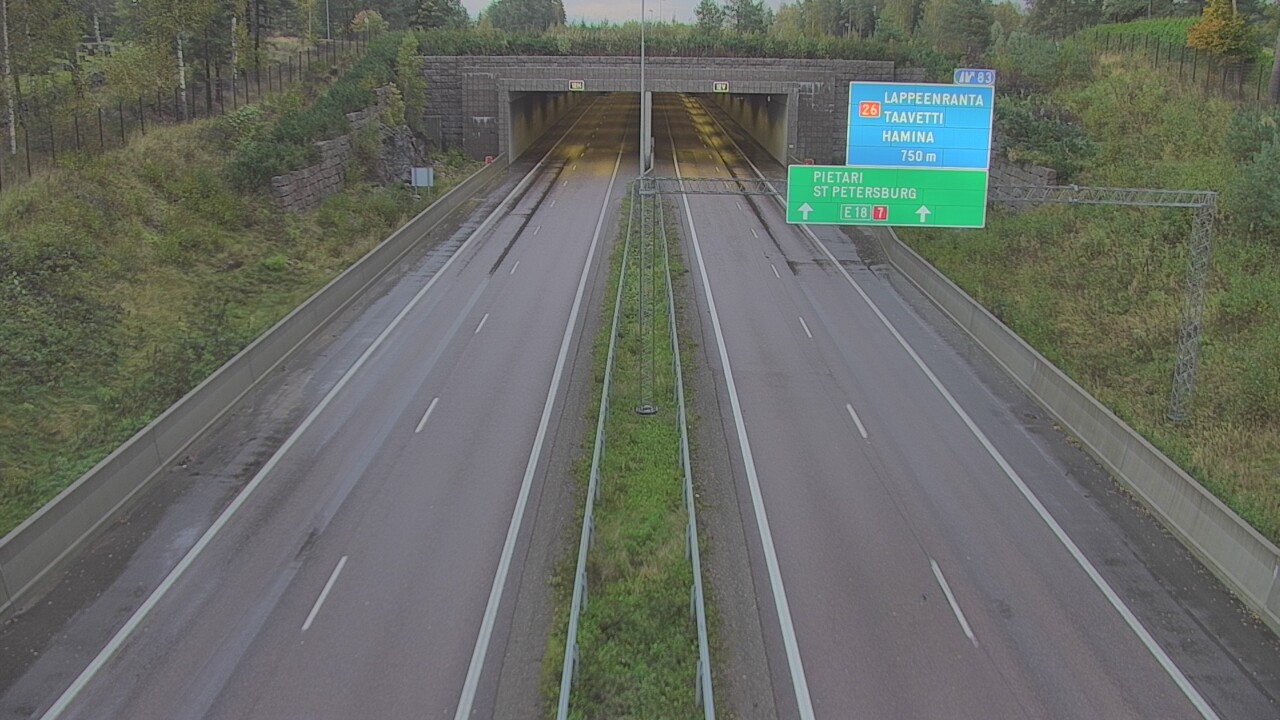 Kelikamerat Kuva Tie 7 Hamina, Husula, suuaukko länsi, Hamina, Kymenlaakso