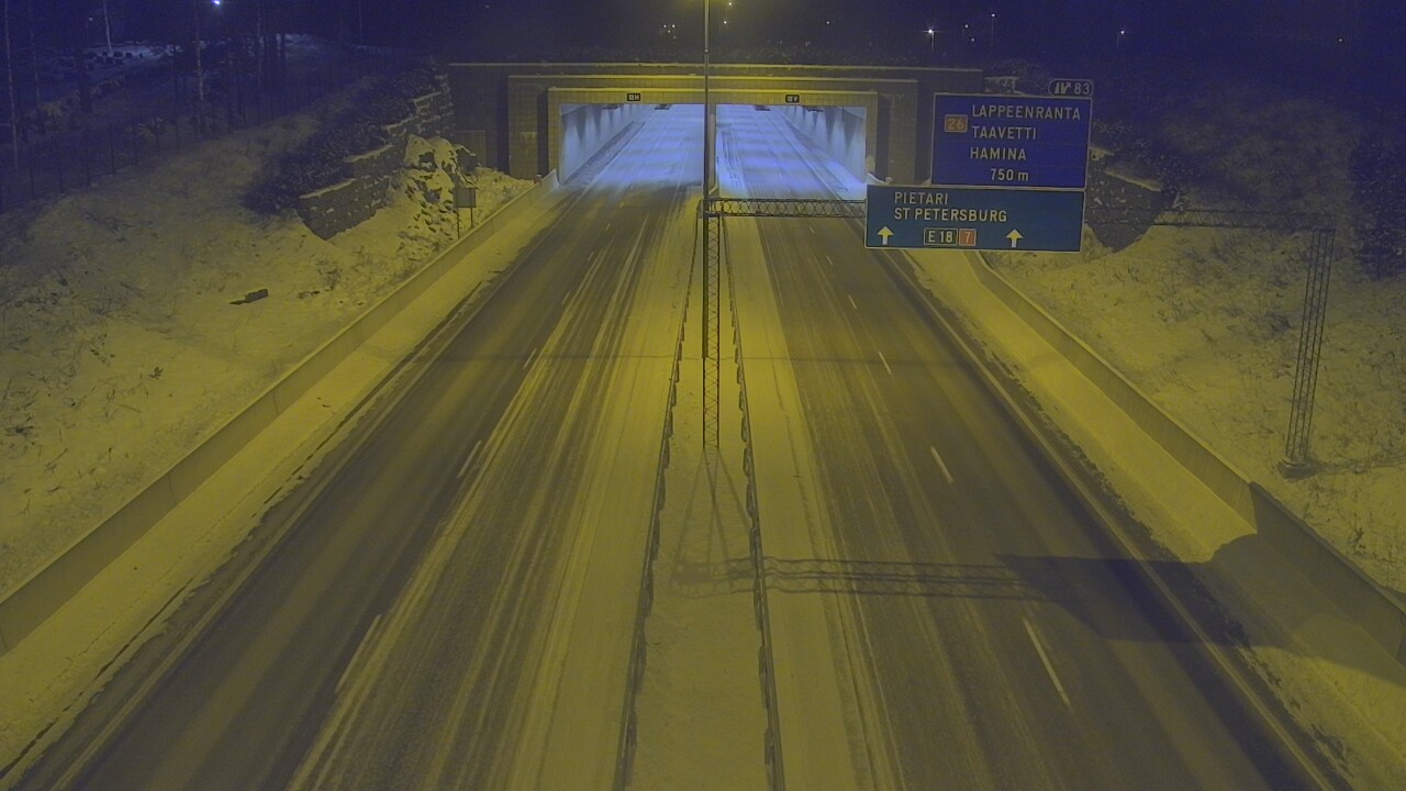 Kelikamerat Kuva Tie 7 Hamina, Husula, suuaukko länsi, Hamina, Kymenlaakso