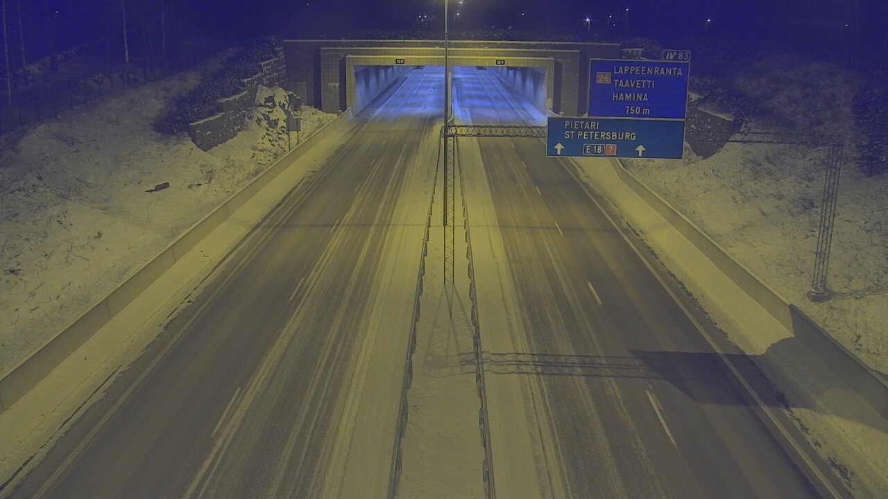 Kelikamerat Kuva Tie 7 Hamina, Husula, suuaukko länsi, Hamina, Kymenlaakso