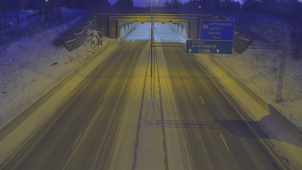 Kelikamerat Kuva Tie 7 Hamina, Husula, suuaukko länsi, Hamina, Kymenlaakso