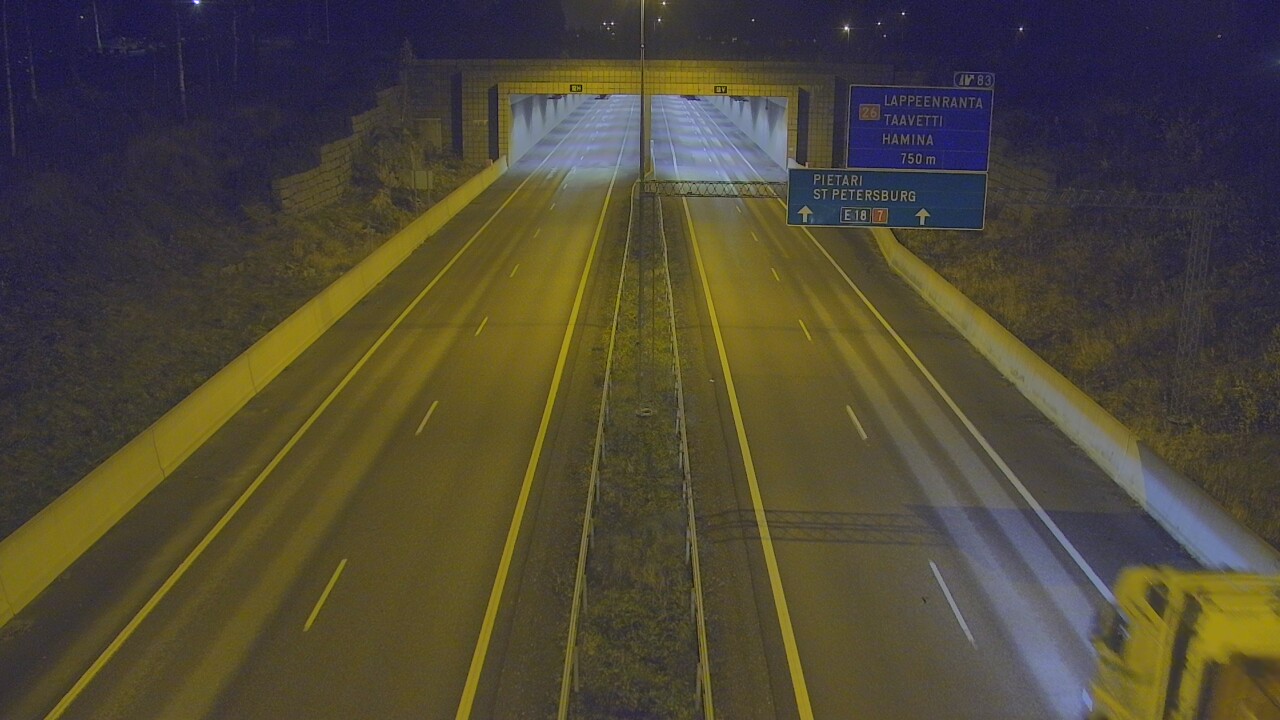 Kelikamerat Kuva Tie 7 Hamina, Husula, suuaukko länsi, Hamina, Kymenlaakso