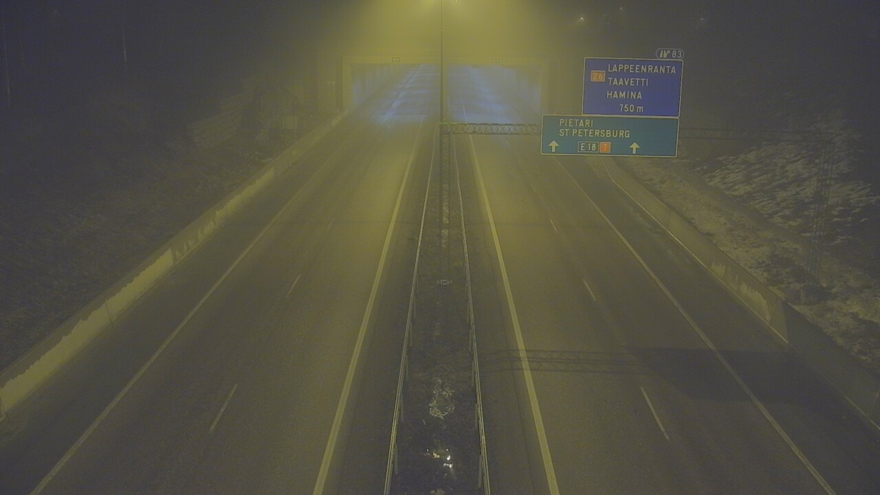 Kelikamerat Kuva Tie 7 Hamina, Husula, suuaukko länsi, Hamina, Kymenlaakso