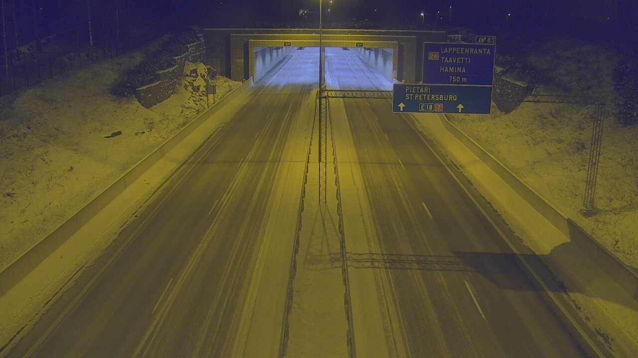 Kelikamerat Kuva Tie 7 Hamina, Husula, suuaukko länsi, Hamina, Kymenlaakso