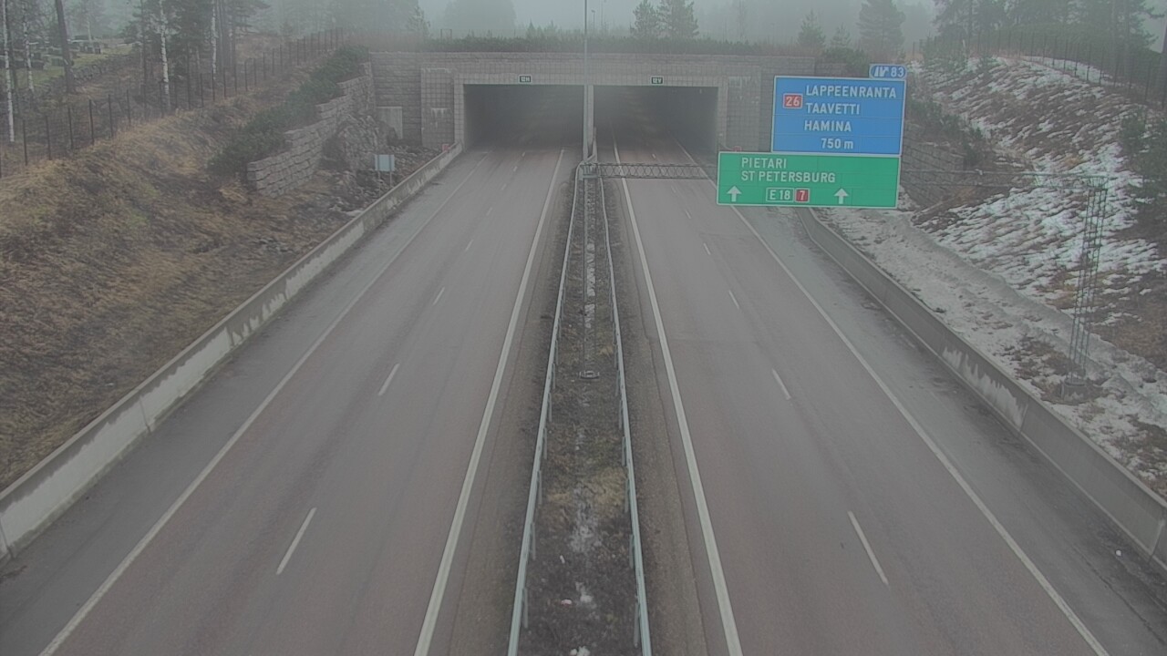 Kelikamerat Kuva Tie 7 Hamina, Husula, suuaukko länsi, Hamina, Kymenlaakso