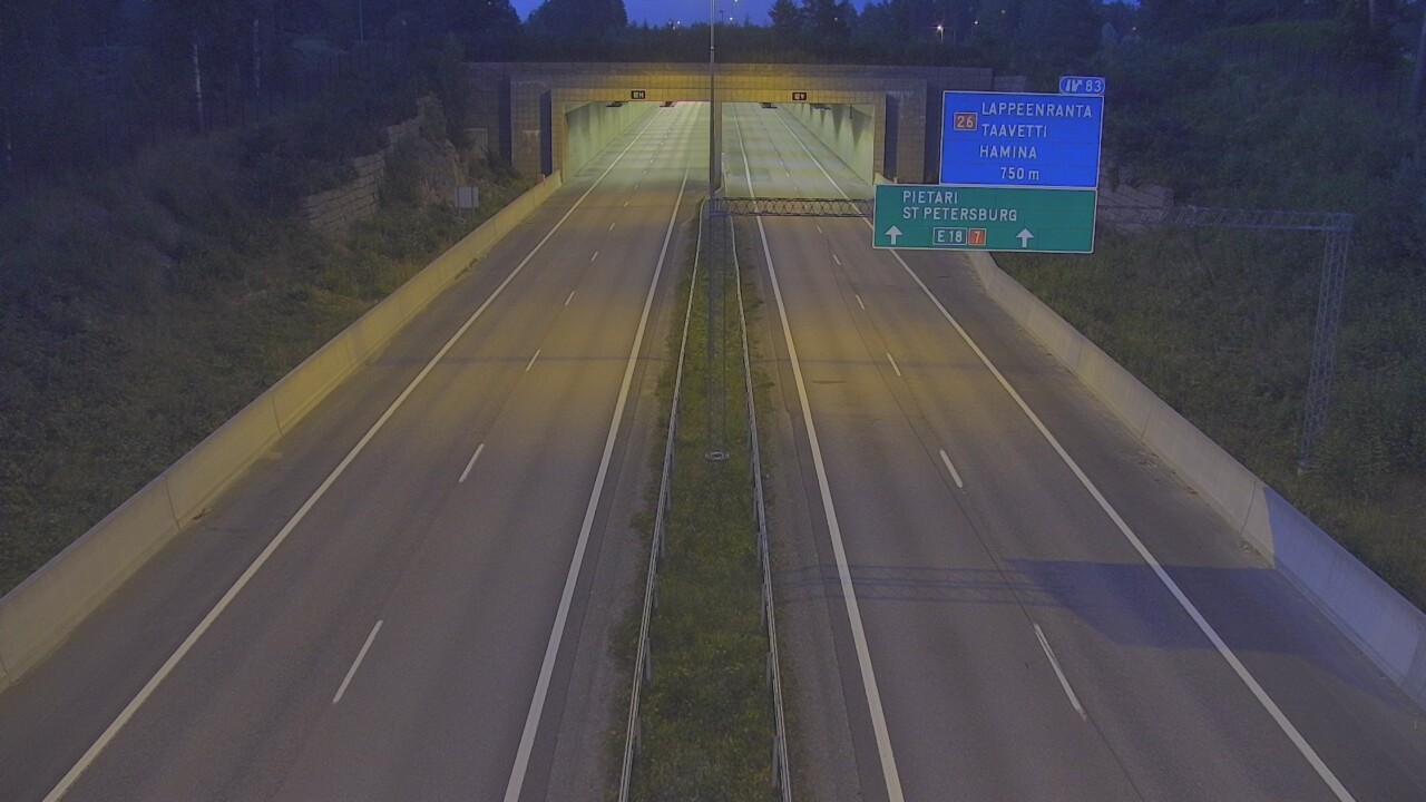 Kelikamerat Kuva Tie 7 Hamina, Husula, suuaukko länsi, Hamina, Kymenlaakso