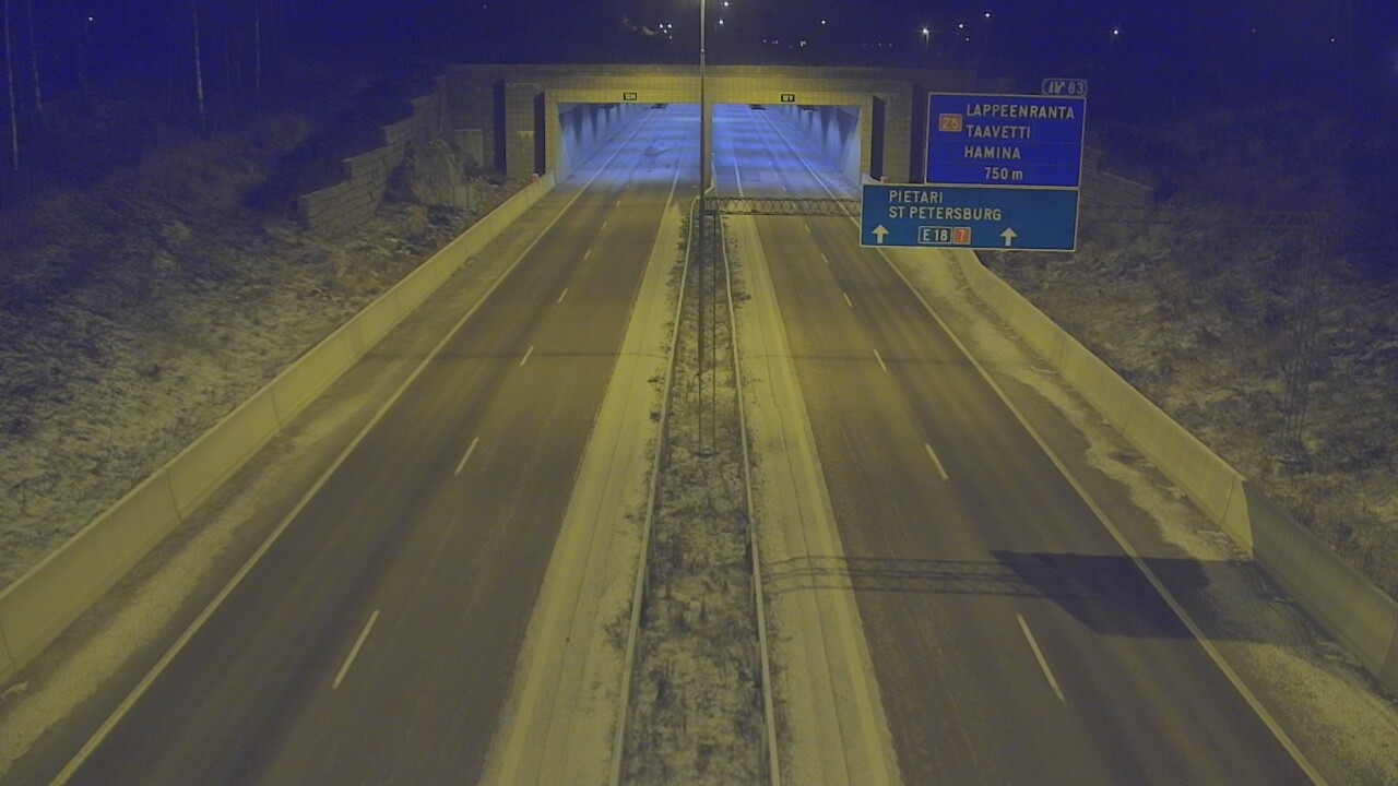 Kelikamerat Kuva Tie 7 Hamina, Husula, suuaukko länsi, Hamina, Kymenlaakso