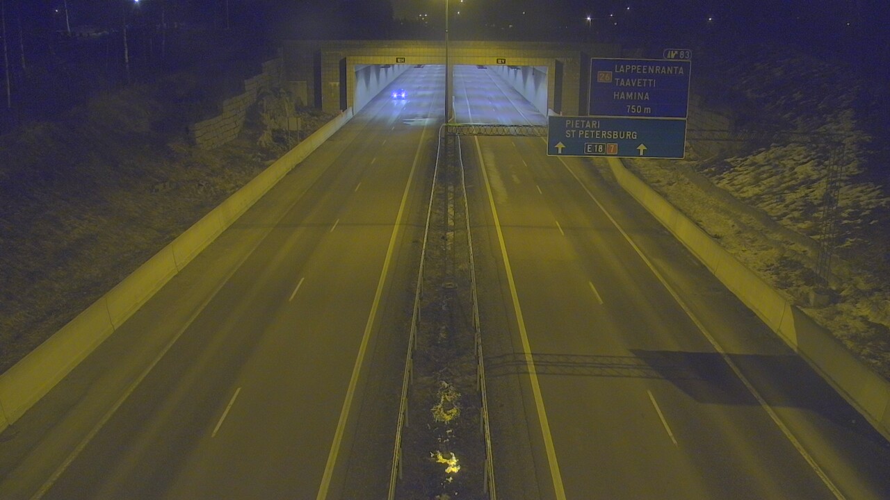 Kelikamerat Kuva Tie 7 Hamina, Husula, suuaukko länsi, Hamina, Kymenlaakso