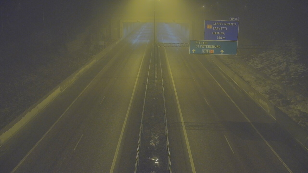 Kelikamerat Kuva Tie 7 Hamina, Husula, suuaukko länsi, Hamina, Kymenlaakso