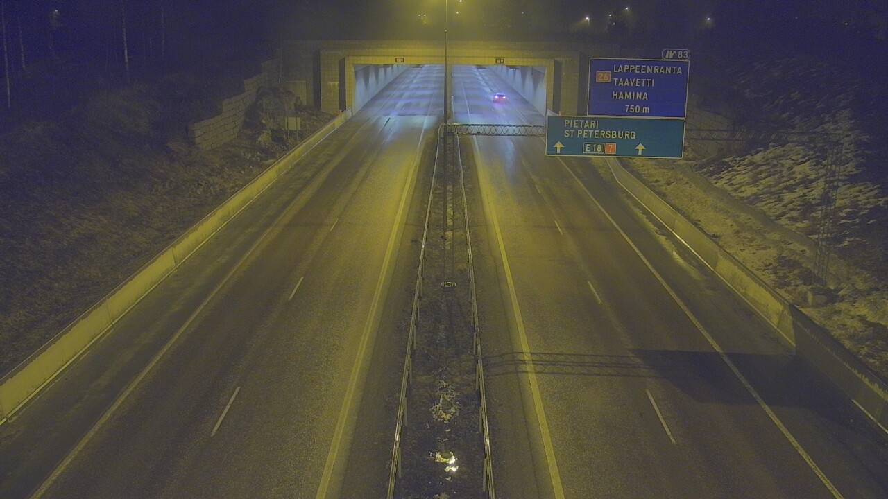 Kelikamerat Kuva Tie 7 Hamina, Husula, suuaukko länsi, Hamina, Kymenlaakso