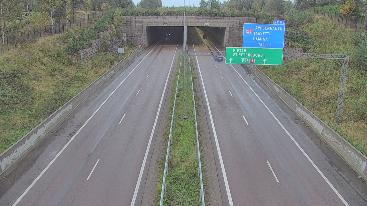 Kelikamerat Kuva Tie 7 Hamina, Husula, suuaukko länsi, Hamina, Kymenlaakso