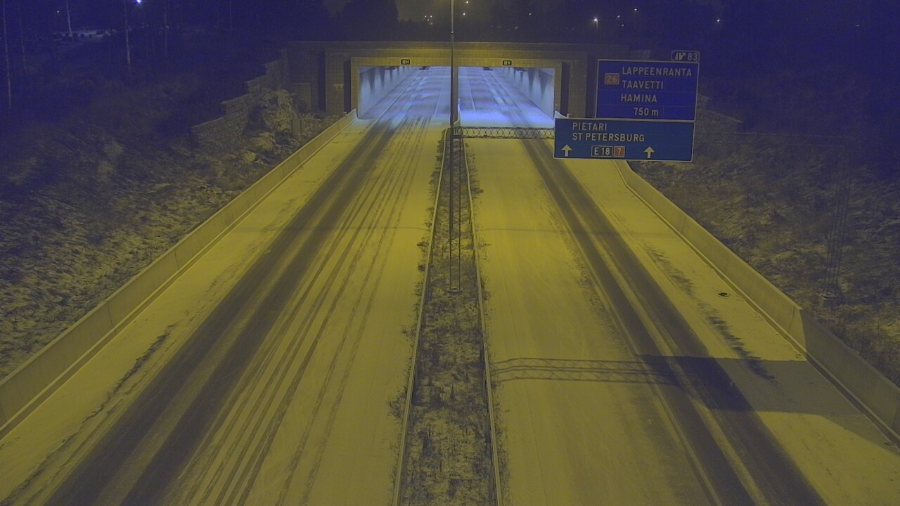 Kelikamerat Kuva Tie 7 Hamina, Husula, suuaukko länsi, Hamina, Kymenlaakso