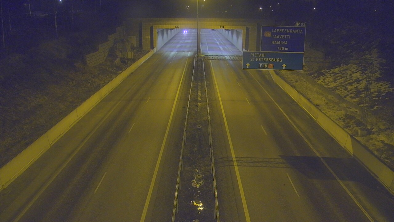 Kelikamerat Kuva Tie 7 Hamina, Husula, suuaukko länsi, Hamina, Kymenlaakso