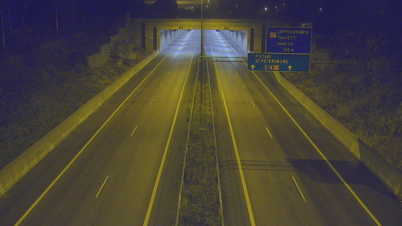 Kelikamerat Kuva Tie 7 Hamina, Husula, suuaukko länsi, Hamina, Kymenlaakso