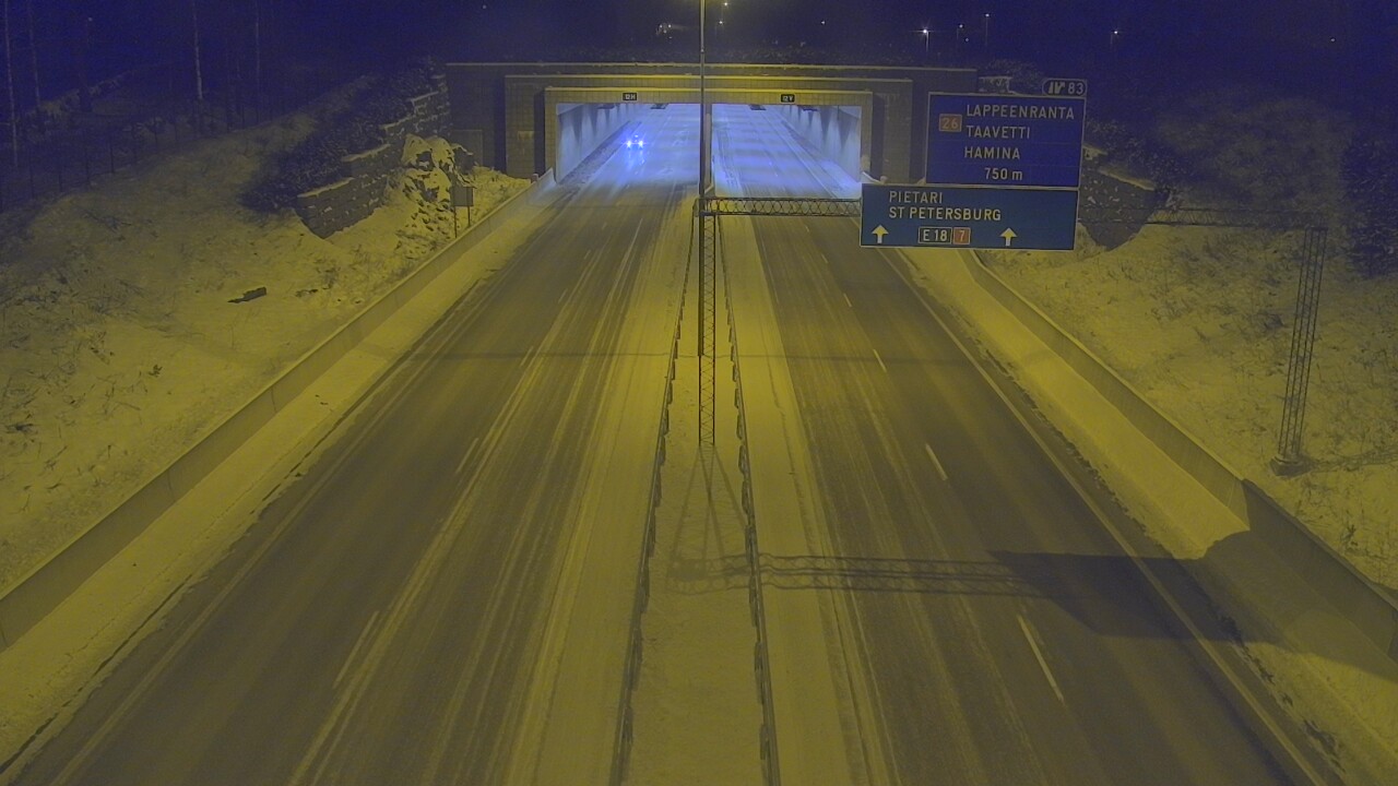 Kelikamerat Kuva Tie 7 Hamina, Husula, suuaukko länsi, Hamina, Kymenlaakso