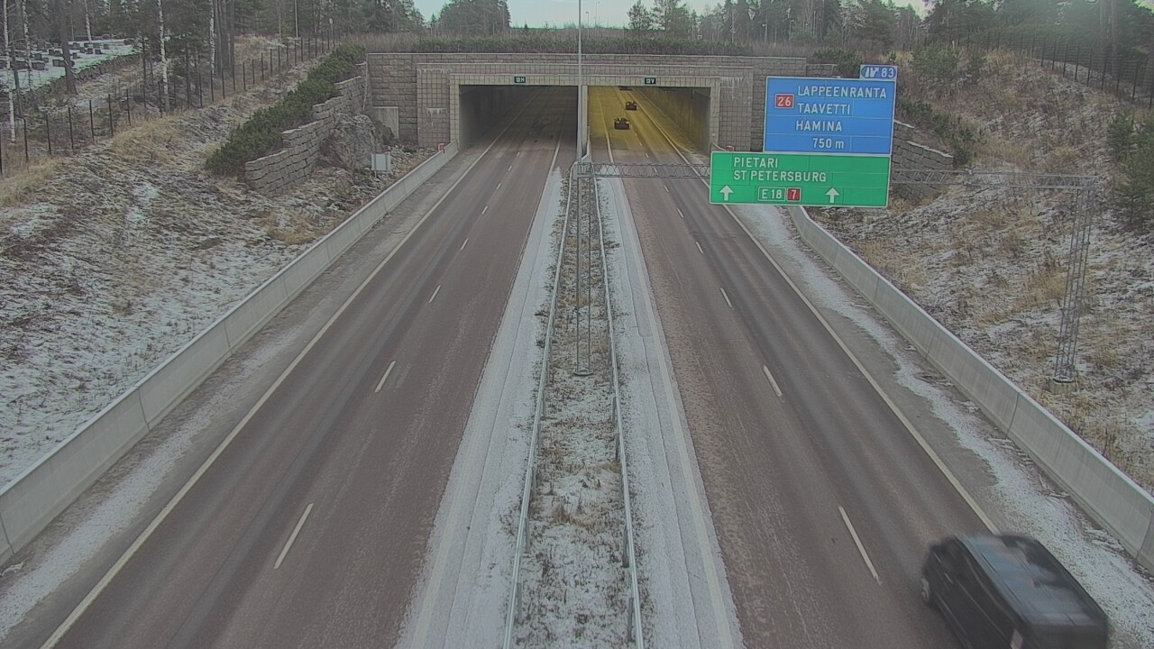 Kelikamerat Kuva Tie 7 Hamina, Husula, suuaukko länsi, Hamina, Kymenlaakso