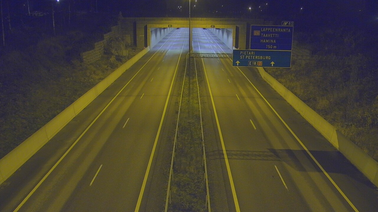 Kelikamerat Kuva Tie 7 Hamina, Husula, suuaukko länsi, Hamina, Kymenlaakso