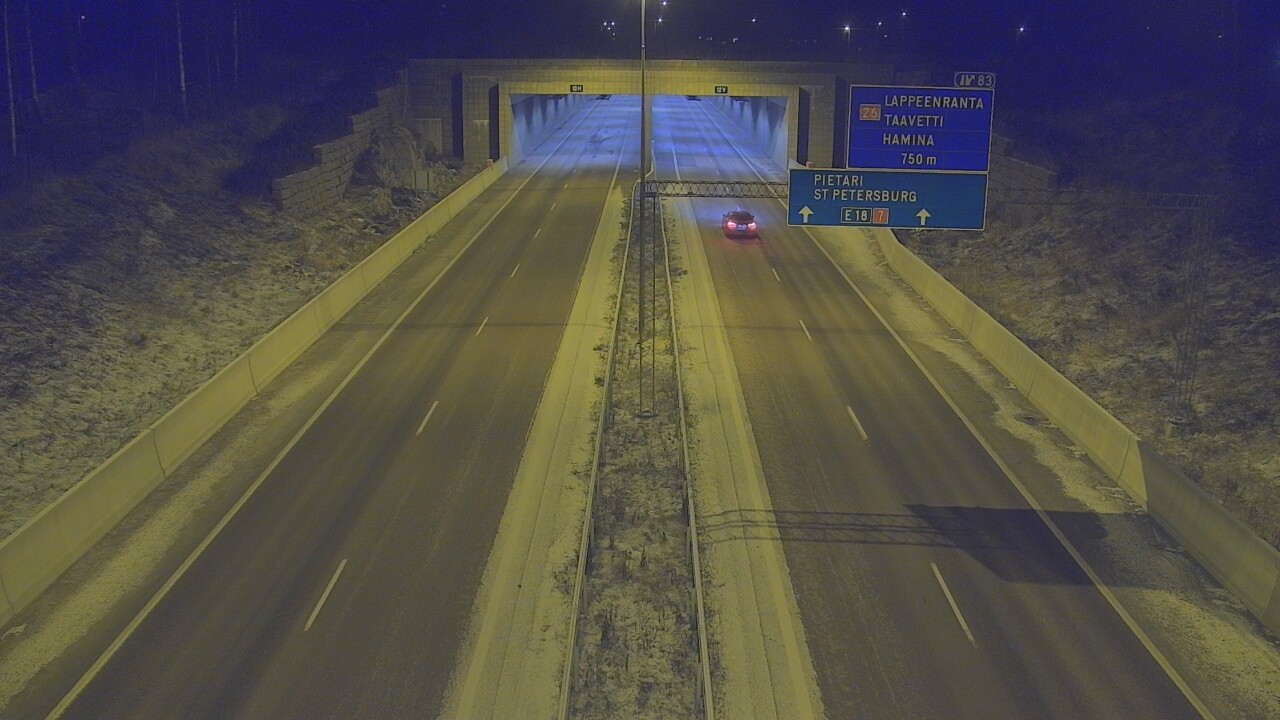 Kelikamerat Kuva Tie 7 Hamina, Husula, suuaukko länsi, Hamina, Kymenlaakso