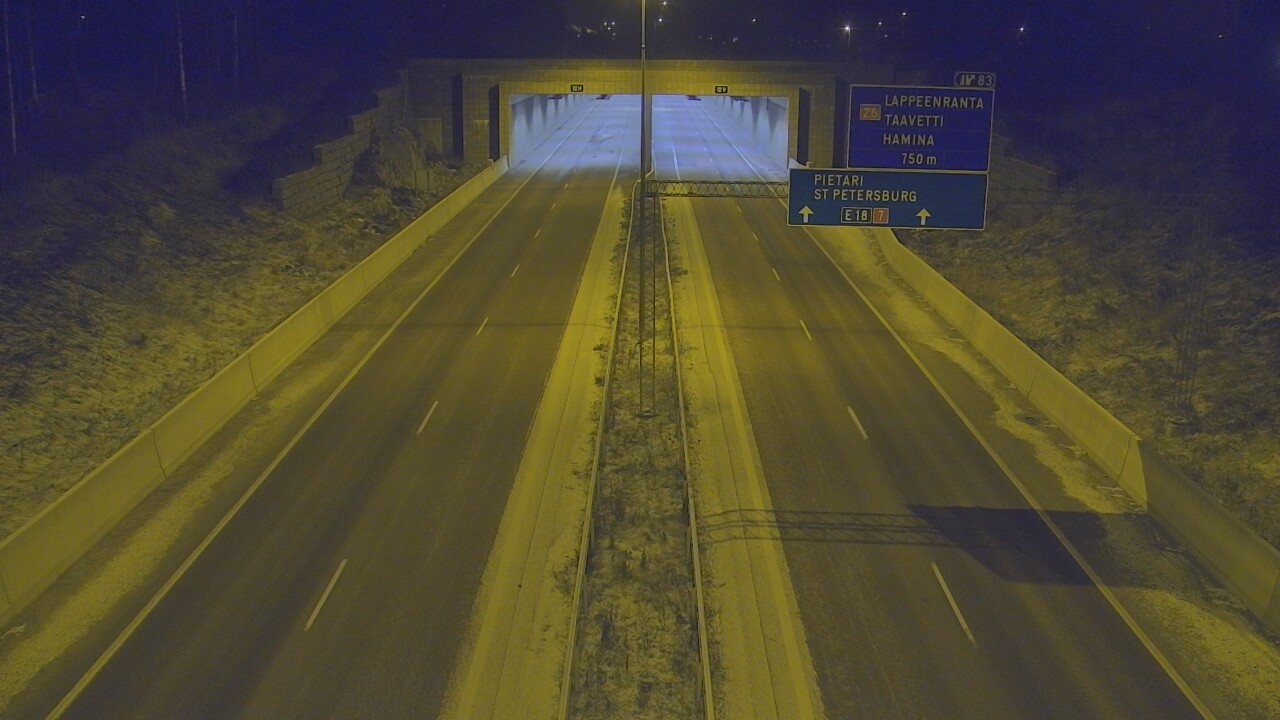 Kelikamerat Kuva Tie 7 Hamina, Husula, suuaukko länsi, Hamina, Kymenlaakso