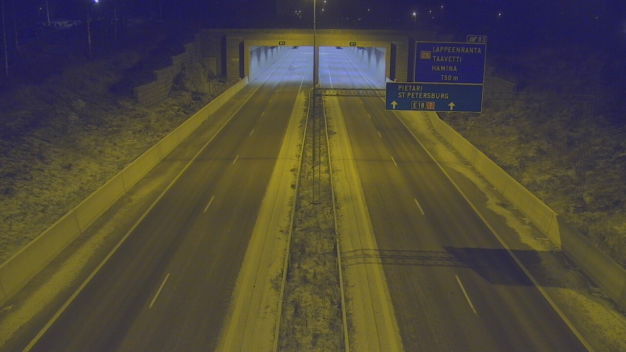 Kelikamerat Kuva Tie 7 Hamina, Husula, suuaukko länsi, Hamina, Kymenlaakso