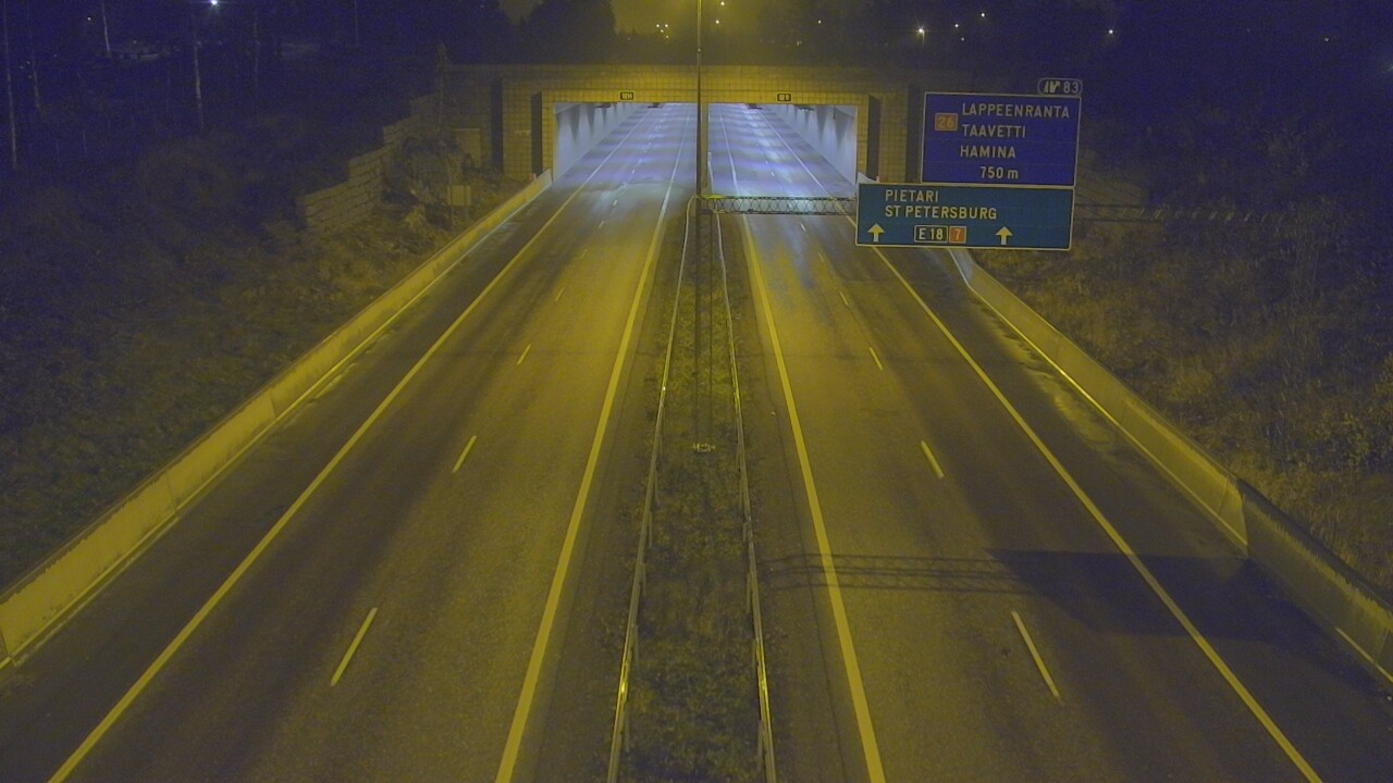 Kelikamerat Kuva Tie 7 Hamina, Husula, suuaukko länsi, Hamina, Kymenlaakso