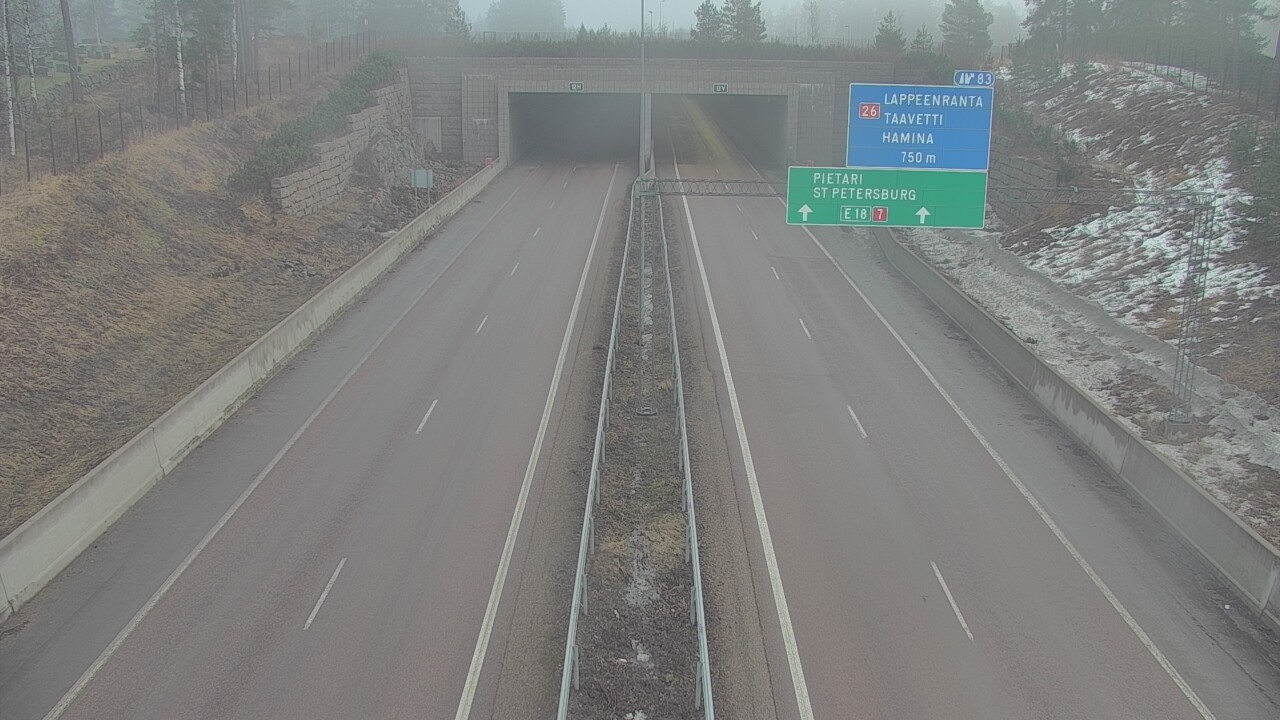 Kelikamerat Kuva Tie 7 Hamina, Husula, suuaukko länsi, Hamina, Kymenlaakso