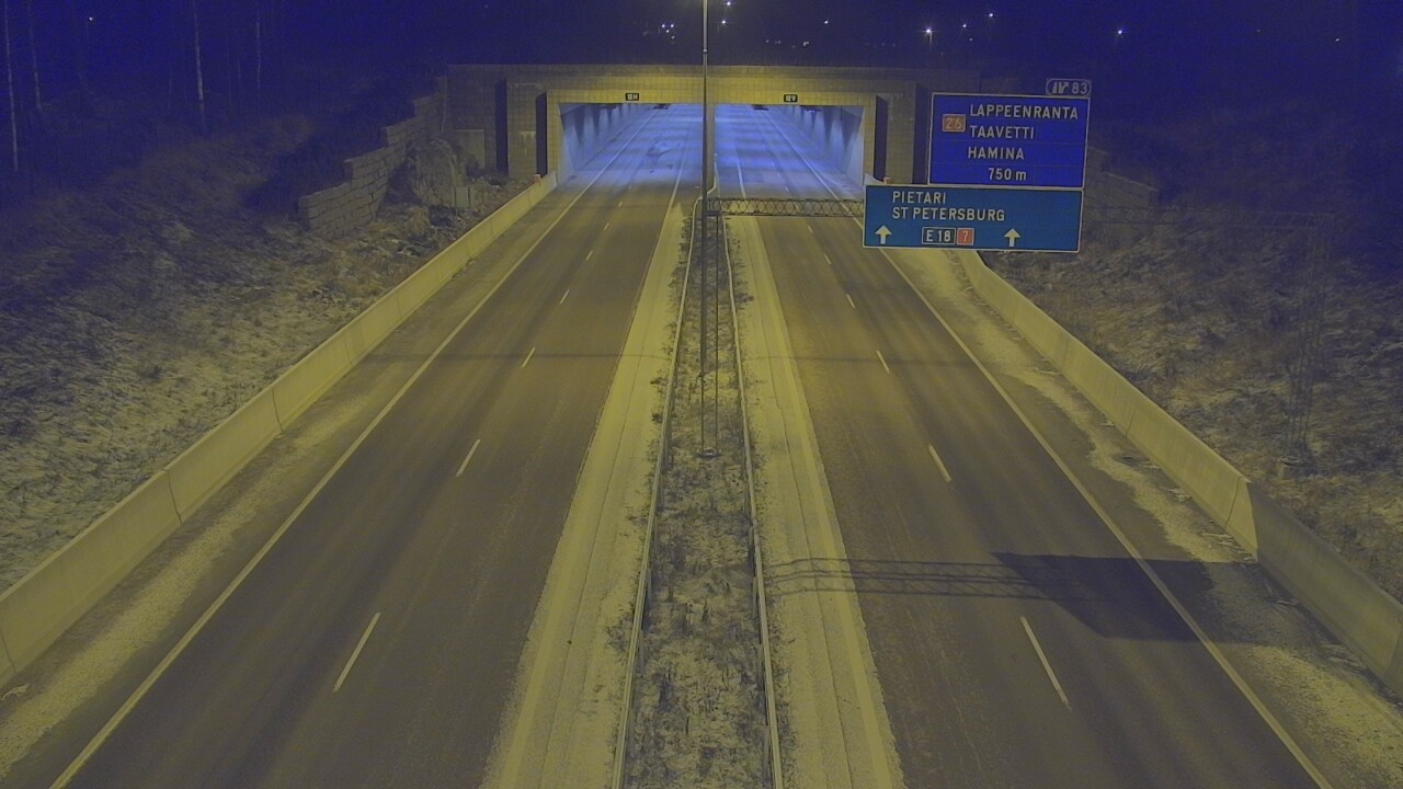 Kelikamerat Kuva Tie 7 Hamina, Husula, suuaukko länsi, Hamina, Kymenlaakso