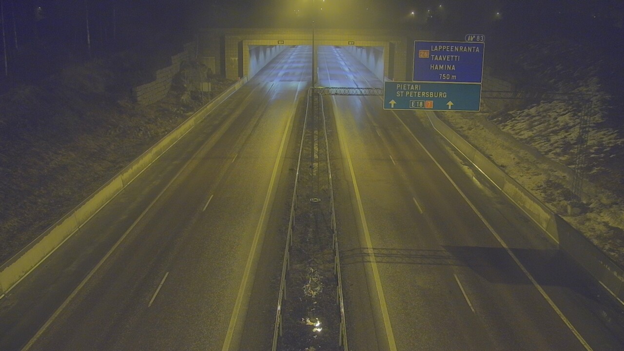 Kelikamerat Kuva Tie 7 Hamina, Husula, suuaukko länsi, Hamina, Kymenlaakso