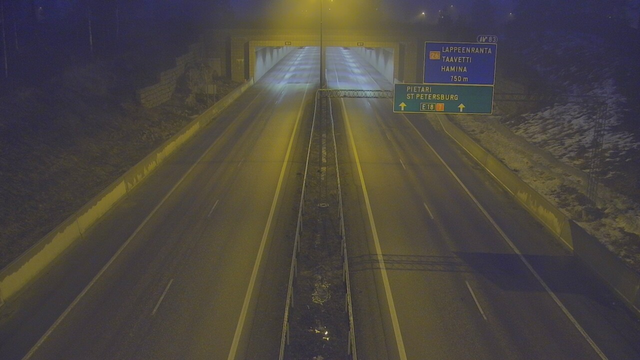 Kelikamerat Kuva Tie 7 Hamina, Husula, suuaukko länsi, Hamina, Kymenlaakso