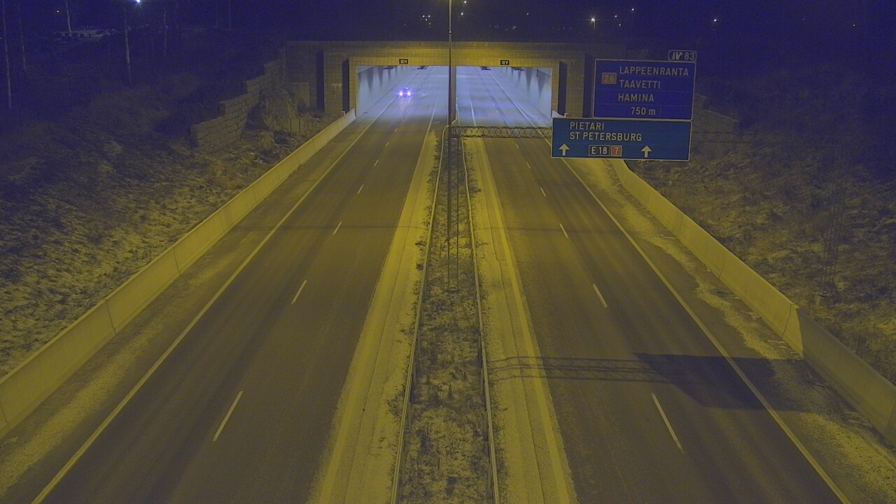 Kelikamerat Kuva Tie 7 Hamina, Husula, suuaukko länsi, Hamina, Kymenlaakso