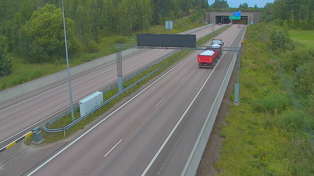 Kelikamerat Kuva Tie 7 Hamina, Husula, puomi länsi, Hamina, Kymenlaakso