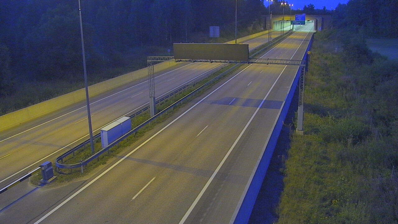 Kelikamerat Kuva Tie 7 Hamina, Husula, puomi länsi, Hamina, Kymenlaakso