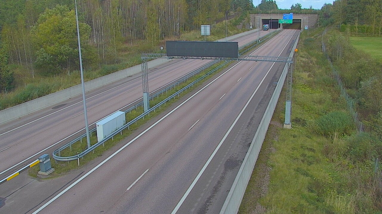 Kelikamerat Kuva Tie 7 Hamina, Husula, puomi länsi, Hamina, Kymenlaakso