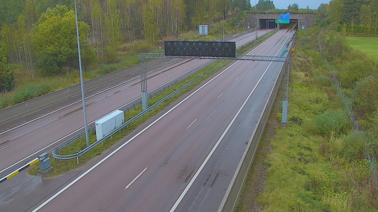 Kelikamerat Kuva Tie 7 Hamina, Husula, puomi länsi, Hamina, Kymenlaakso