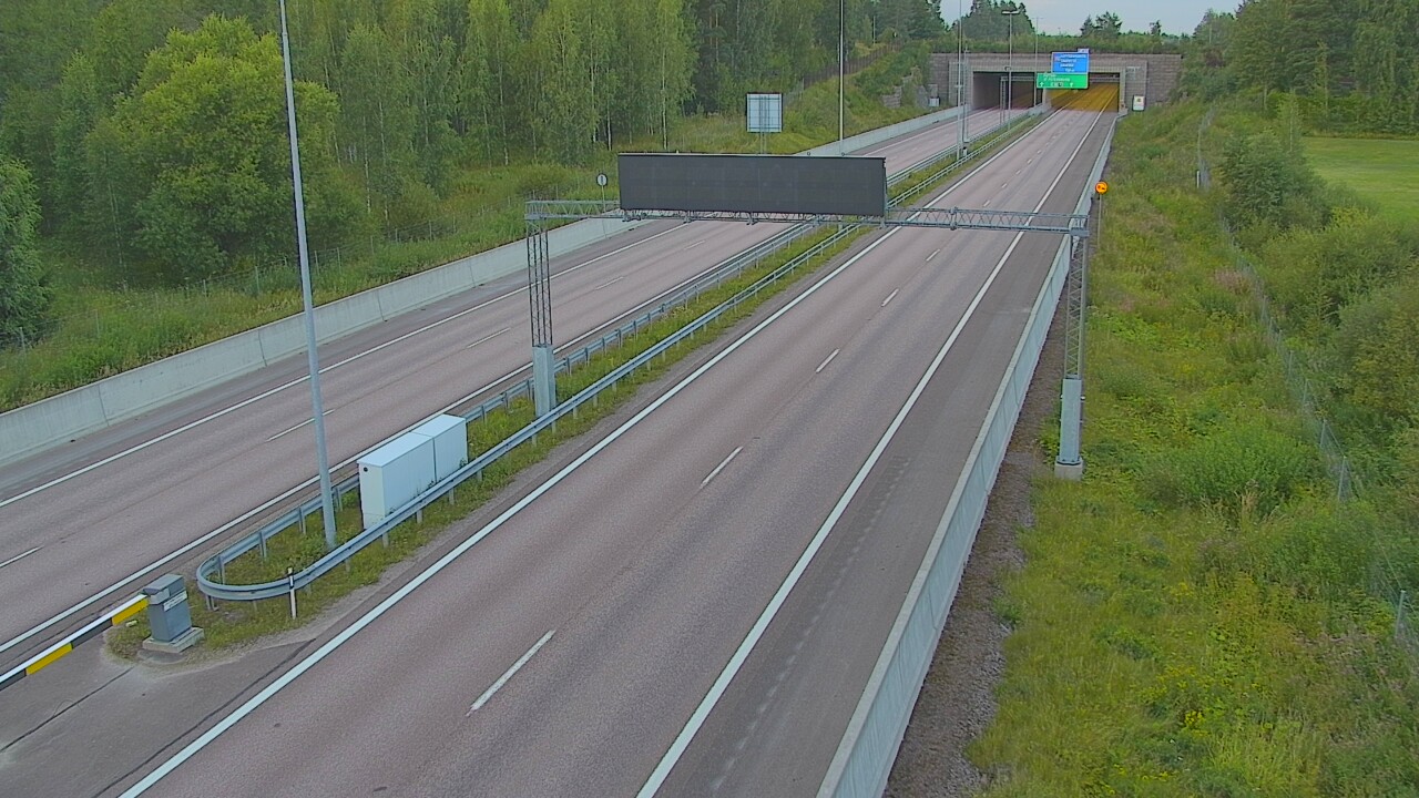 Kelikamerat Kuva Tie 7 Hamina, Husula, puomi länsi, Hamina, Kymenlaakso