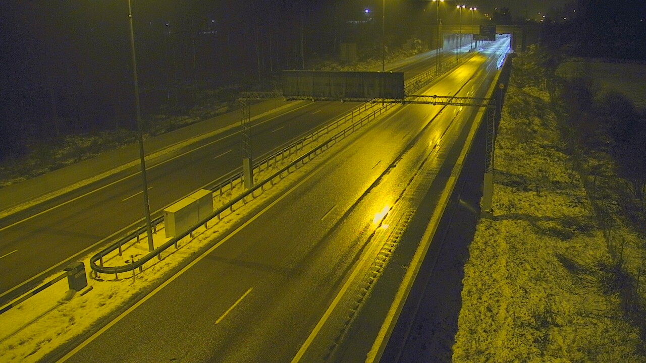 Weather Camera Image Väg 7 Fredrikshamn, Husula, bom väst, Hamina, Kymenlaakso