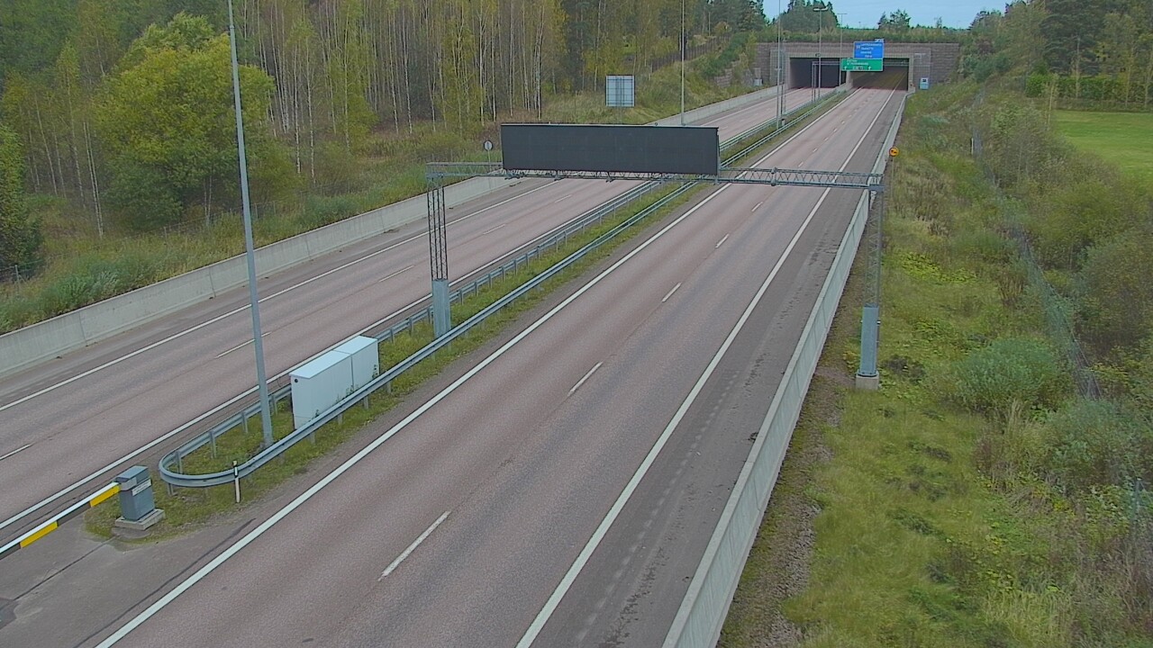Kelikamerat Kuva Tie 7 Hamina, Husula, puomi länsi, Hamina, Kymenlaakso