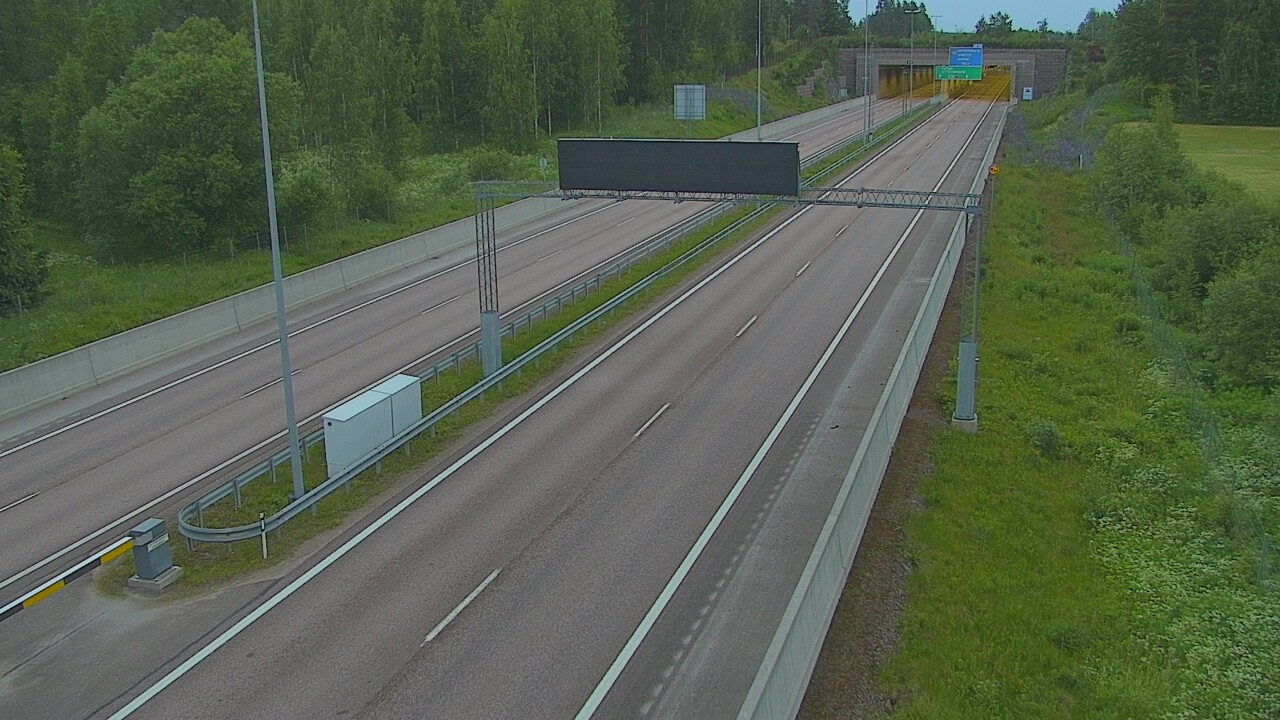Kelikamerat Kuva Tie 7 Hamina, Husula, puomi länsi, Hamina, Kymenlaakso