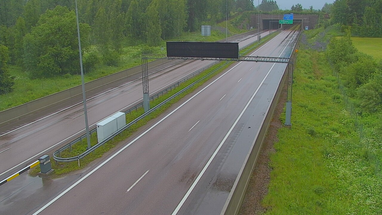 Kelikamerat Kuva Tie 7 Hamina, Husula, puomi länsi, Hamina, Kymenlaakso