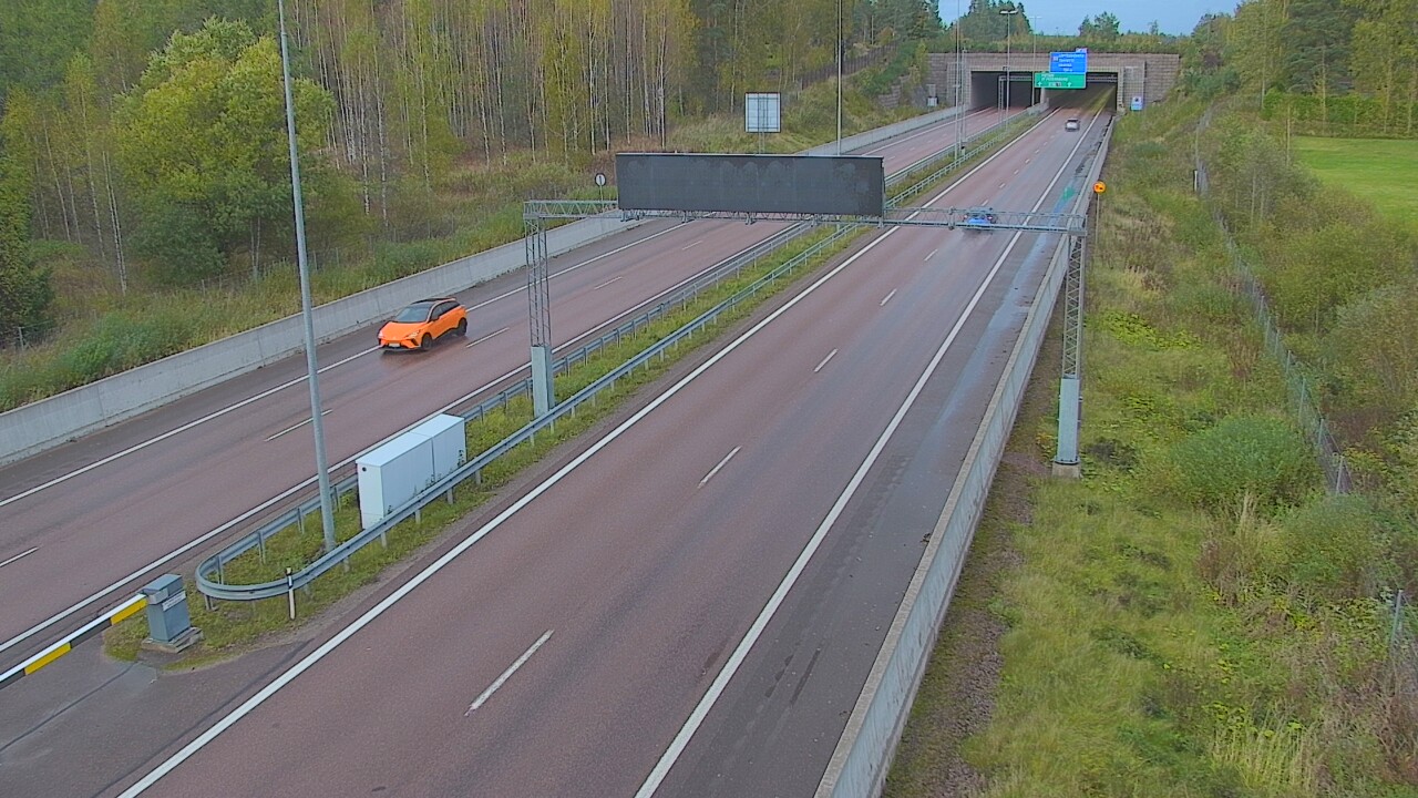Kelikamerat Kuva Tie 7 Hamina, Husula, puomi länsi, Hamina, Kymenlaakso