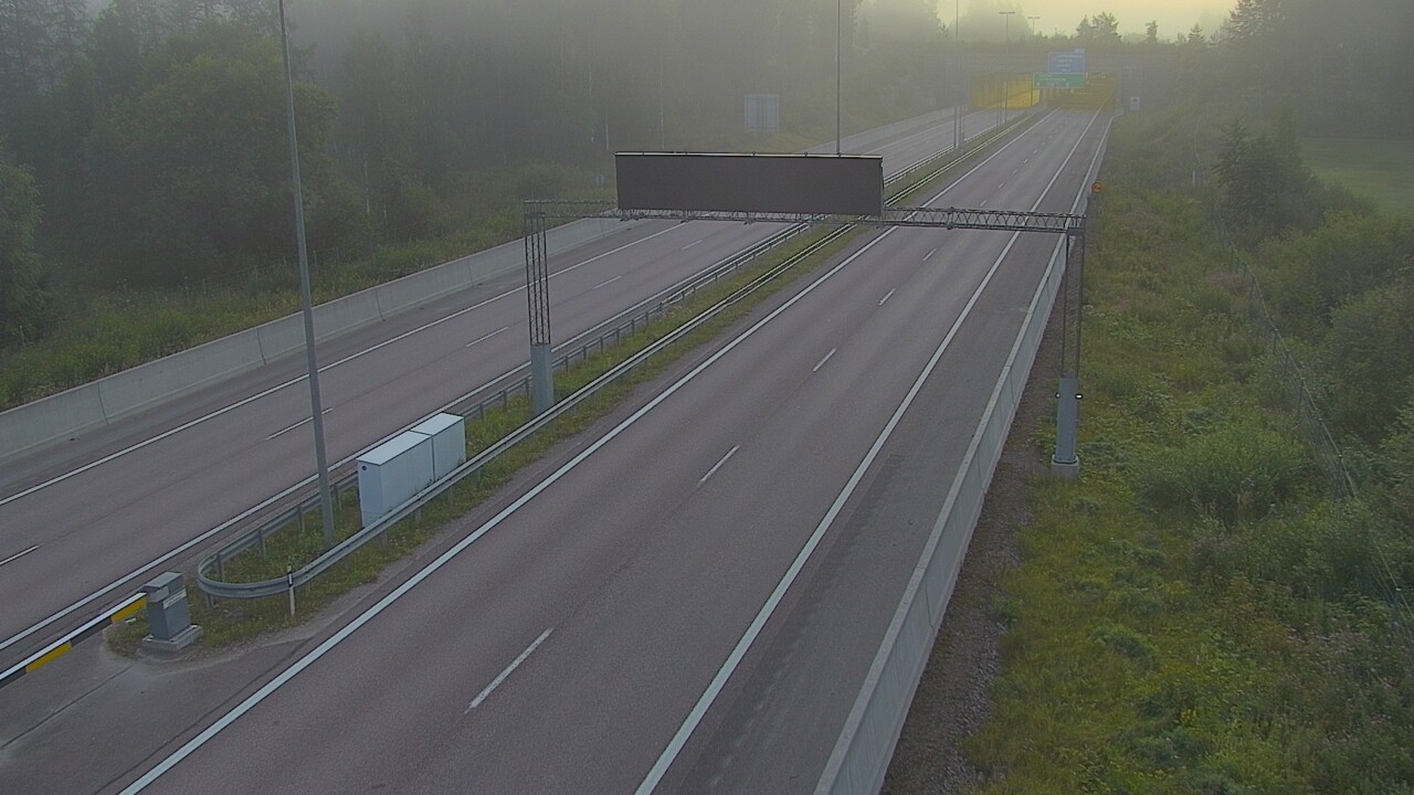 Kelikamerat Kuva Tie 7 Hamina, Husula, puomi länsi, Hamina, Kymenlaakso