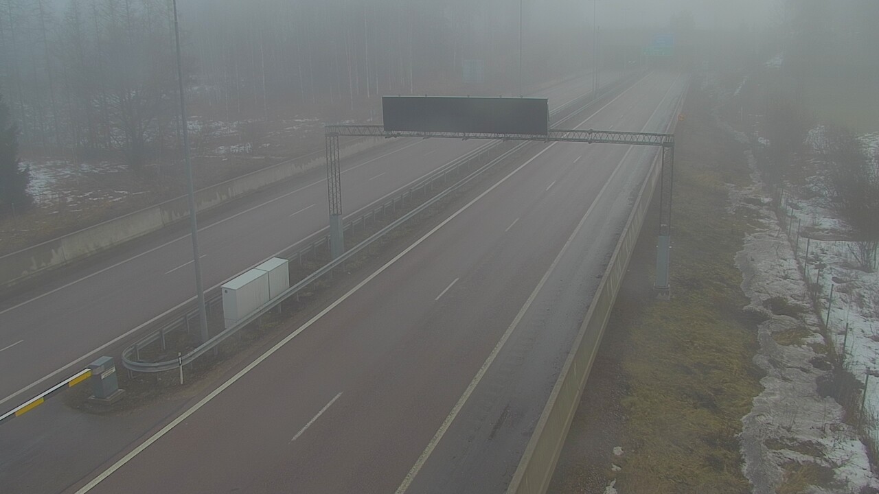 Kelikamerat Kuva Tie 7 Hamina, Husula, puomi länsi, Hamina, Kymenlaakso