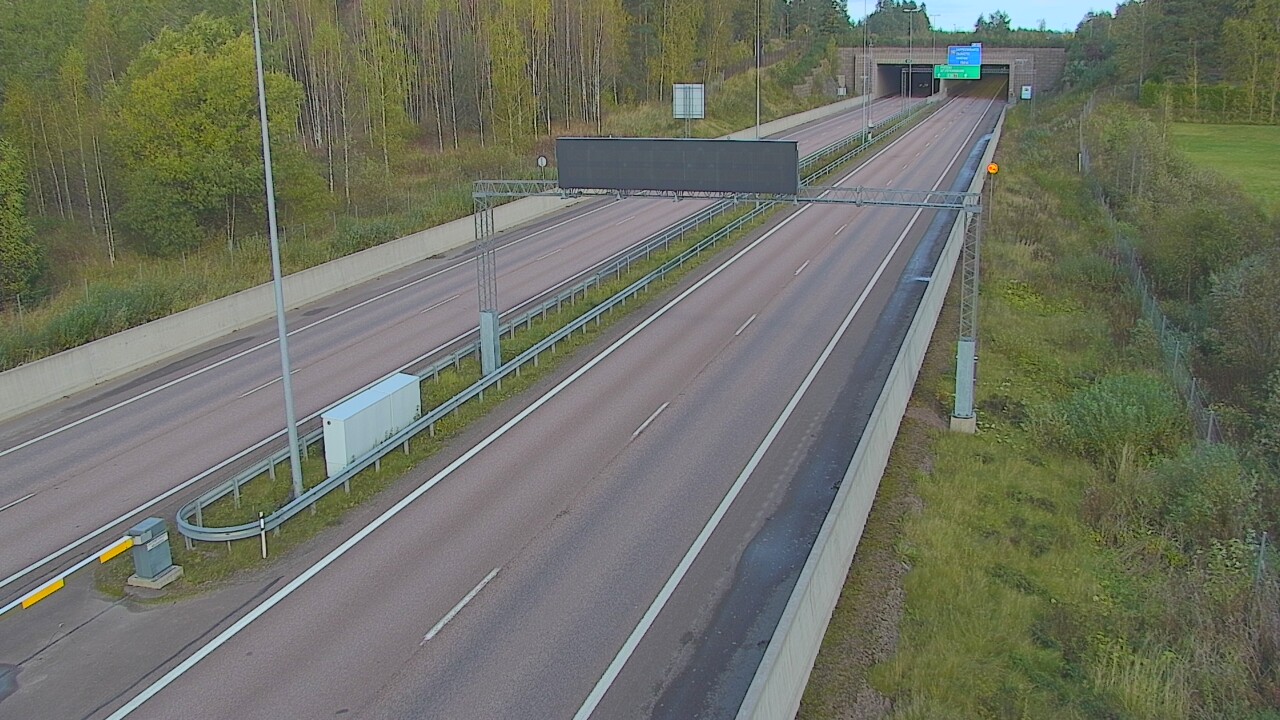 Kelikamerat Kuva Tie 7 Hamina, Husula, puomi länsi, Hamina, Kymenlaakso