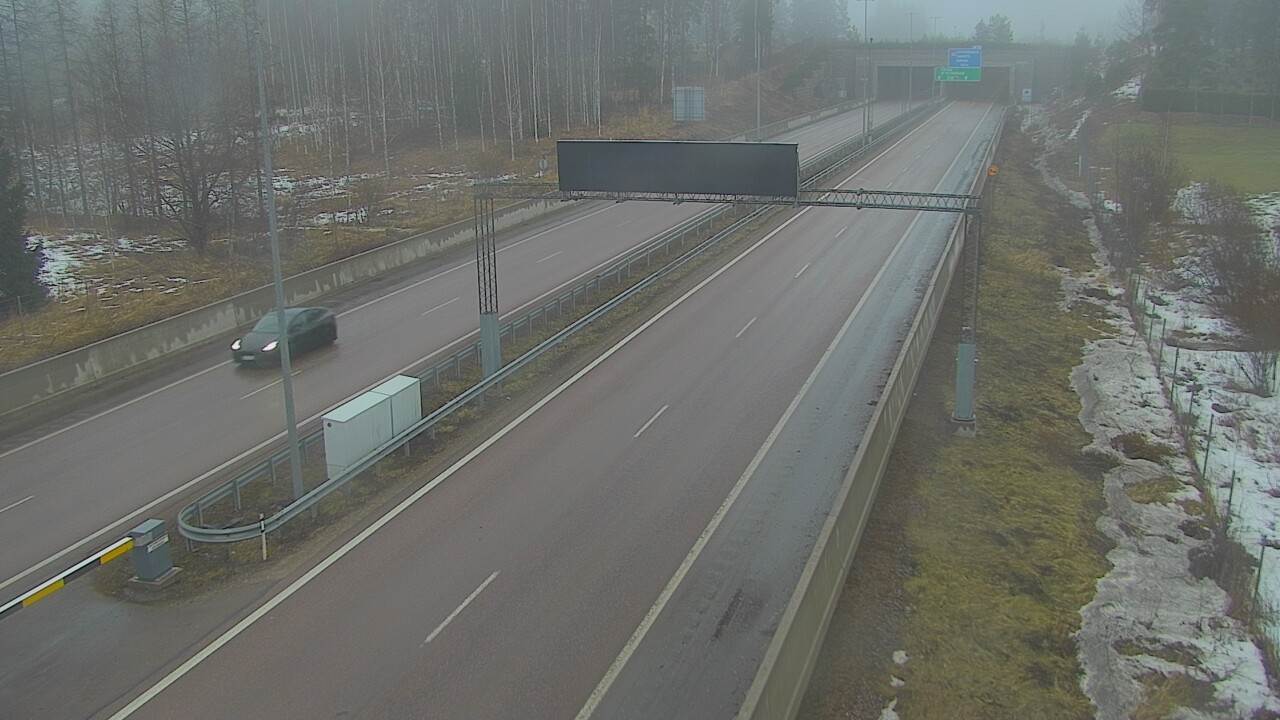 Kelikamerat Kuva Tie 7 Hamina, Husula, puomi länsi, Hamina, Kymenlaakso