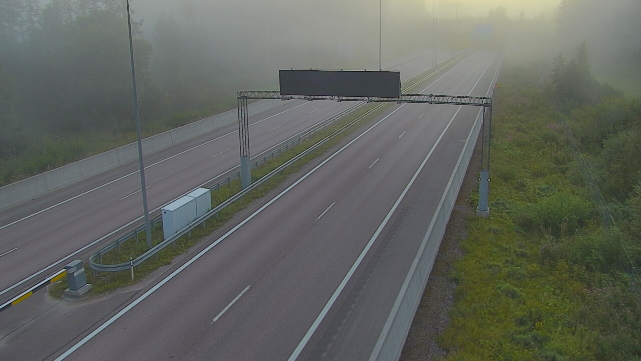 Kelikamerat Kuva Tie 7 Hamina, Husula, puomi länsi, Hamina, Kymenlaakso