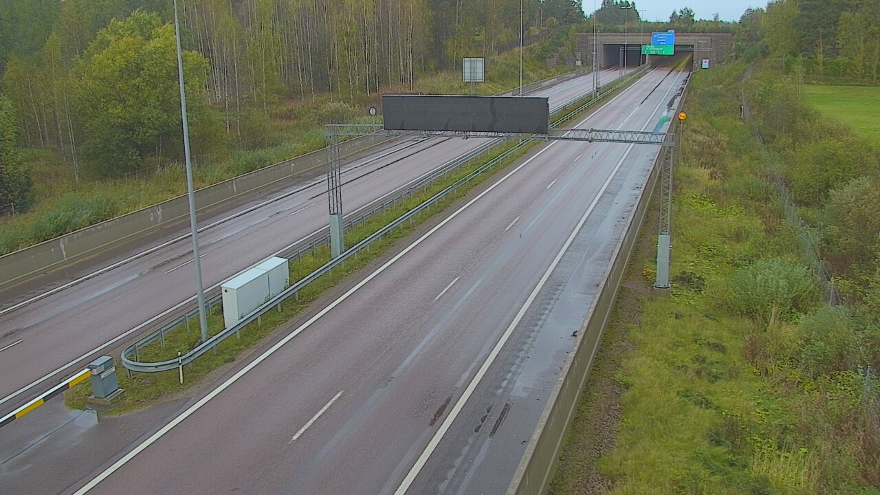 Kelikamerat Kuva Tie 7 Hamina, Husula, puomi länsi, Hamina, Kymenlaakso